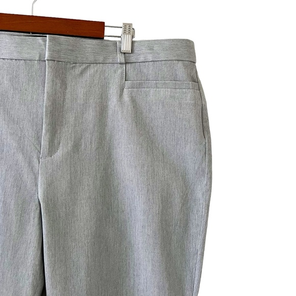 Banana Republic NEW Sloan Curvy Fit Trousers/Slacks In Heather Gray Size 18 NWT - Picture 4 of 12